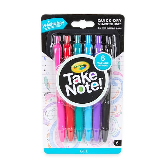 Crayola&#xAE; Take Note!&#x2122; Washable Gel Pens
